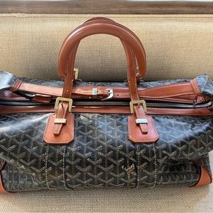 Goyard travel bag in black